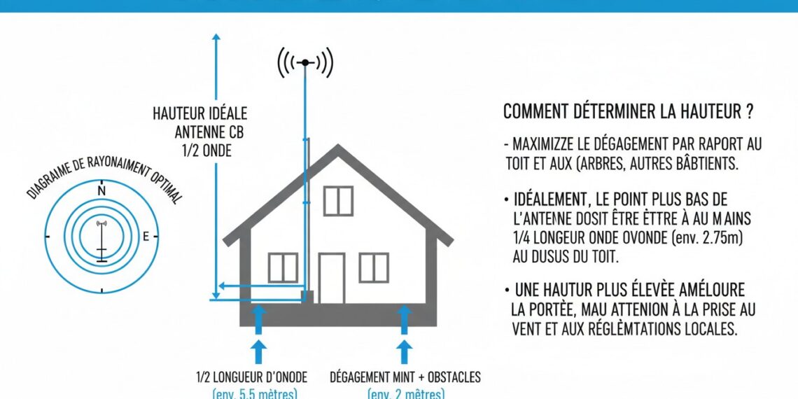 Hauteur Idéale pour une Antenne CB 1.2m : Détermination et Importance