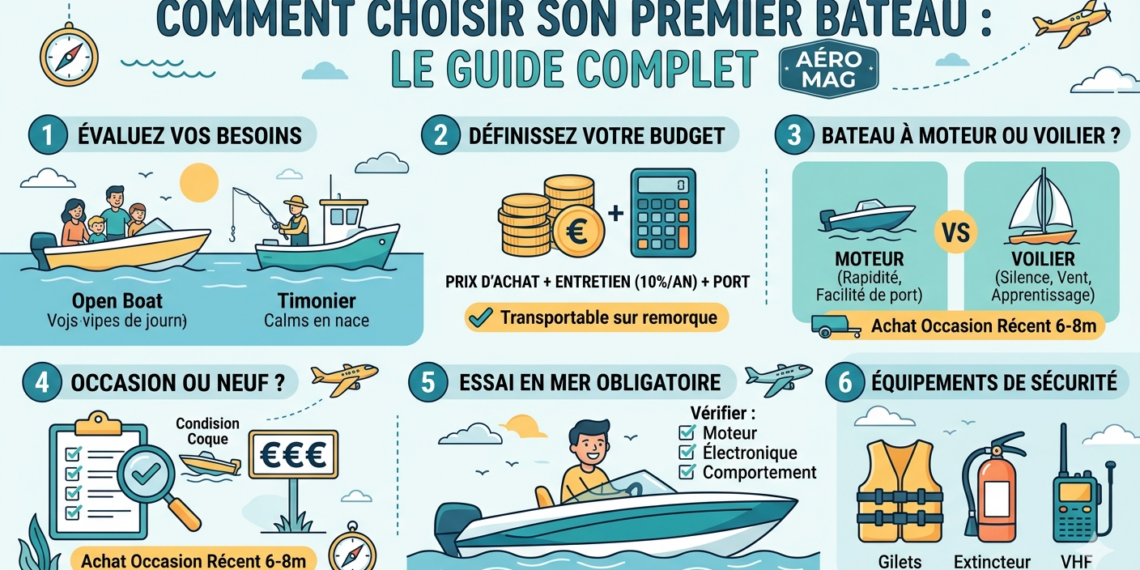 Comment choisir son premier bateau