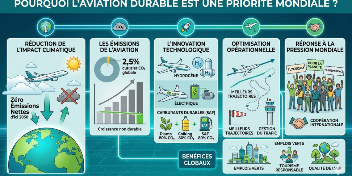 Pourquoi l’aviation durable est une priorité mondiale