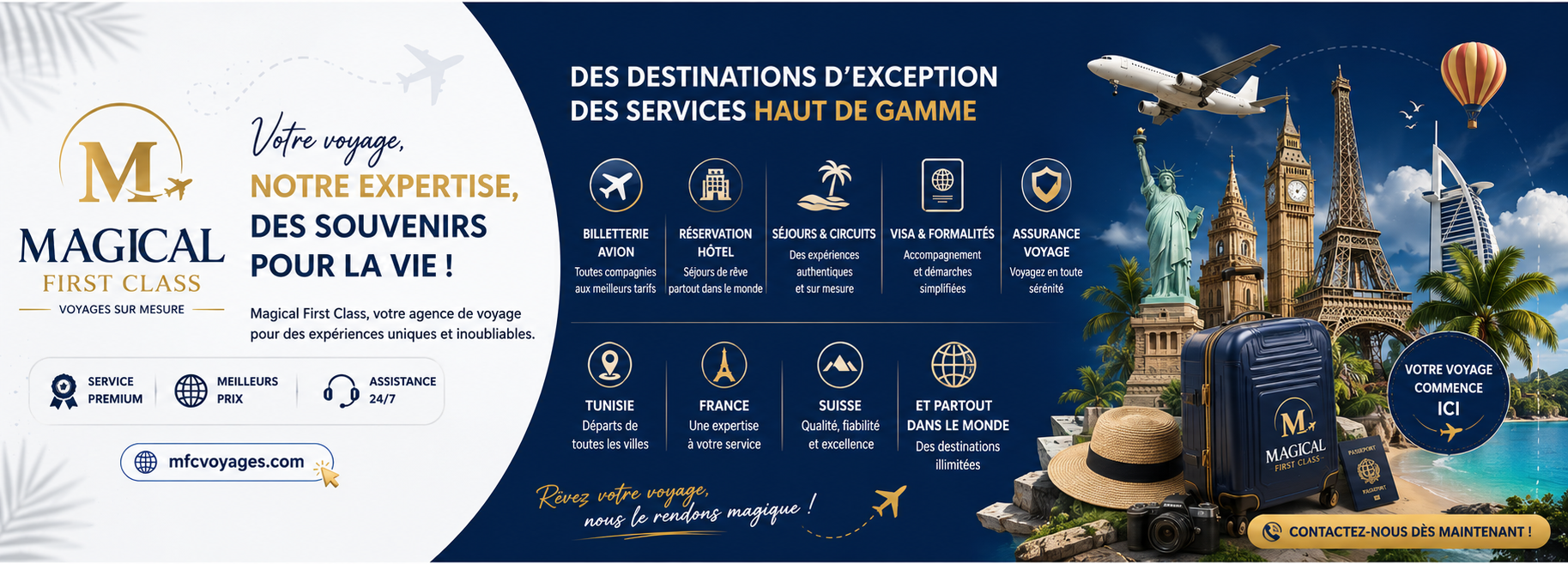 Bannière Magical First Class
